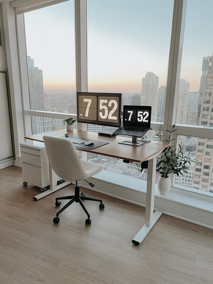 HardWood Dual Standing Desk