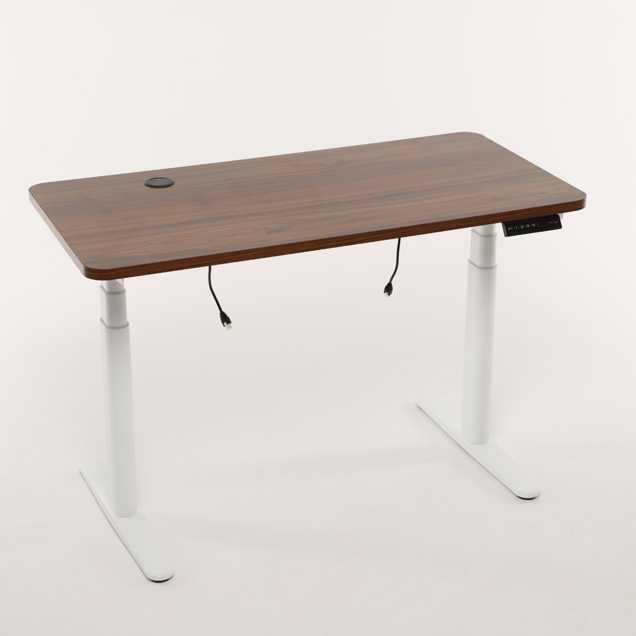 Hardwood Oval Standing Desk