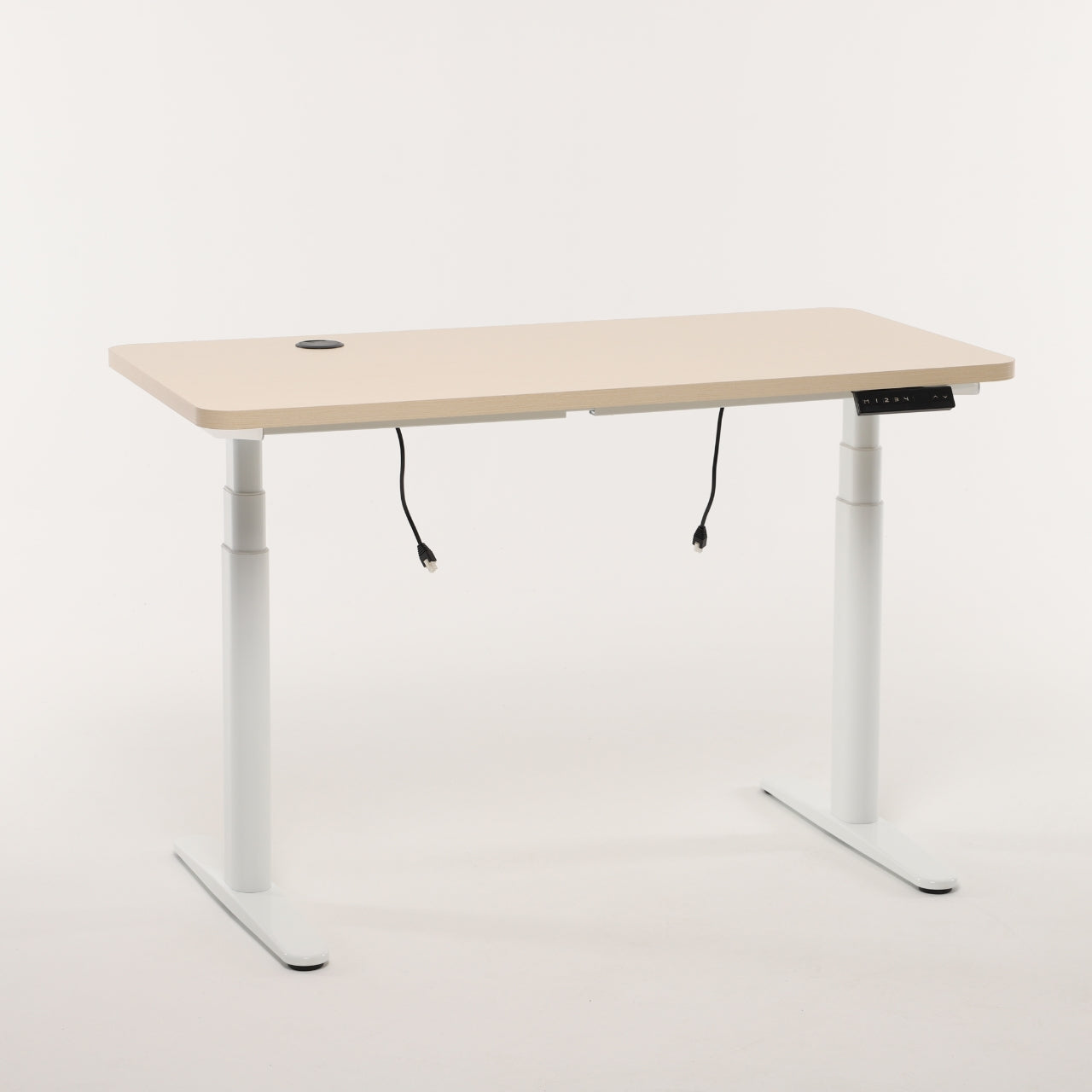 Hardwood Oval Standing Desk